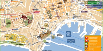 Toeriste kaart napoli